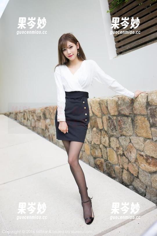 MiStar魅妍社 - Ashely丽丽白丝写真原图，画面太美，不能直视